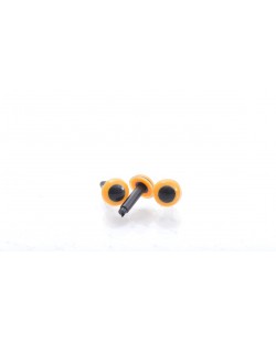 YELLOW PLASTIC EYES 6MM